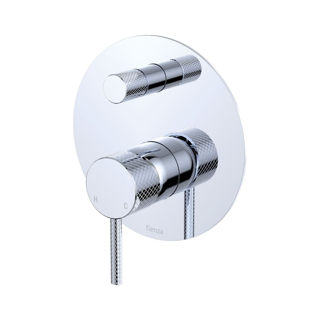 Fienza Axle Large Plate Wall Diverter Mixer (Complete Kit)
