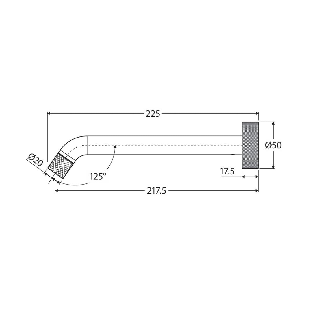 Fienza Axle 220mm Bath/Basin Outlet