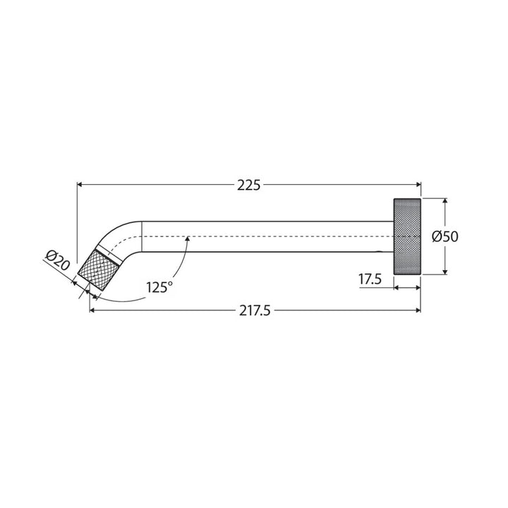 Fienza Axle 220mm Bath/Basin Outlet