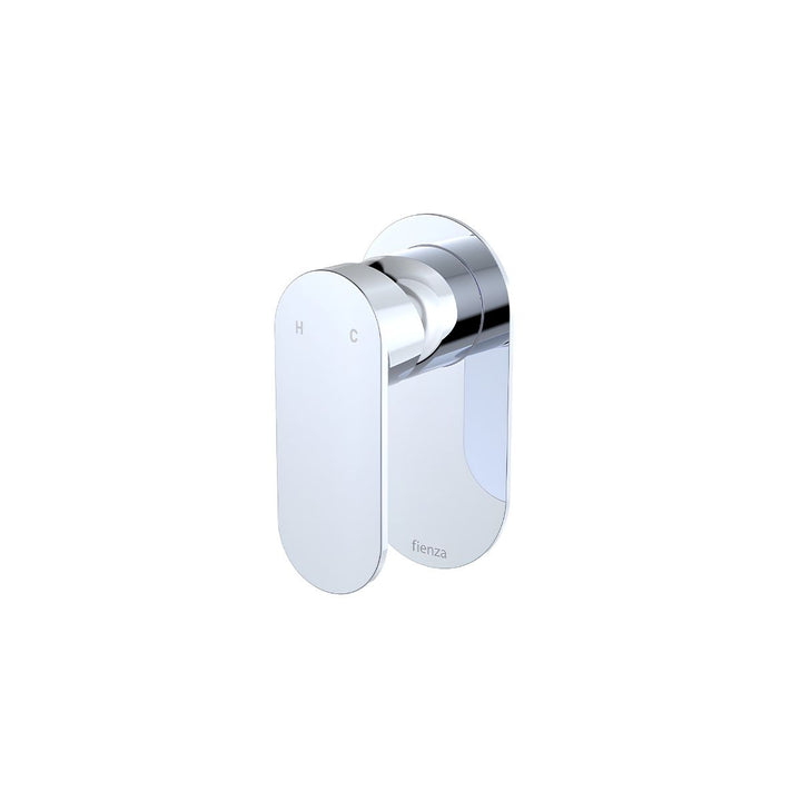 Fienza Empire Slim Oval Plate Lead Free Wall Mixer (Complete Kit)
