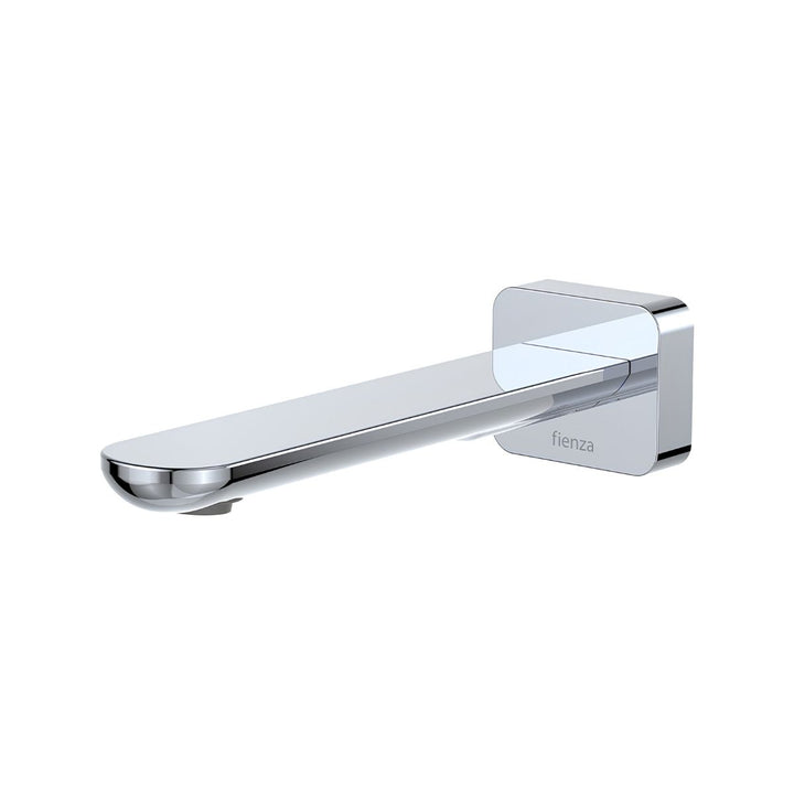 Fienza Empire Slim Square Plate 180mm Wall Basin/Bath Lead Free Outlet