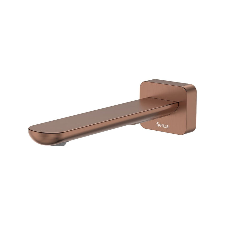 Fienza Empire Slim Square Plate 180mm Wall Basin/Bath Lead Free Outlet