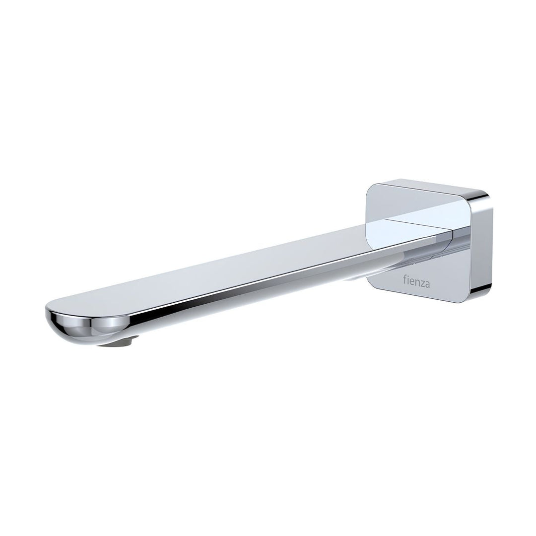 Fienza Empire Slim Square Plate 220mm Wall Basin/Bath Lead Free Outlet