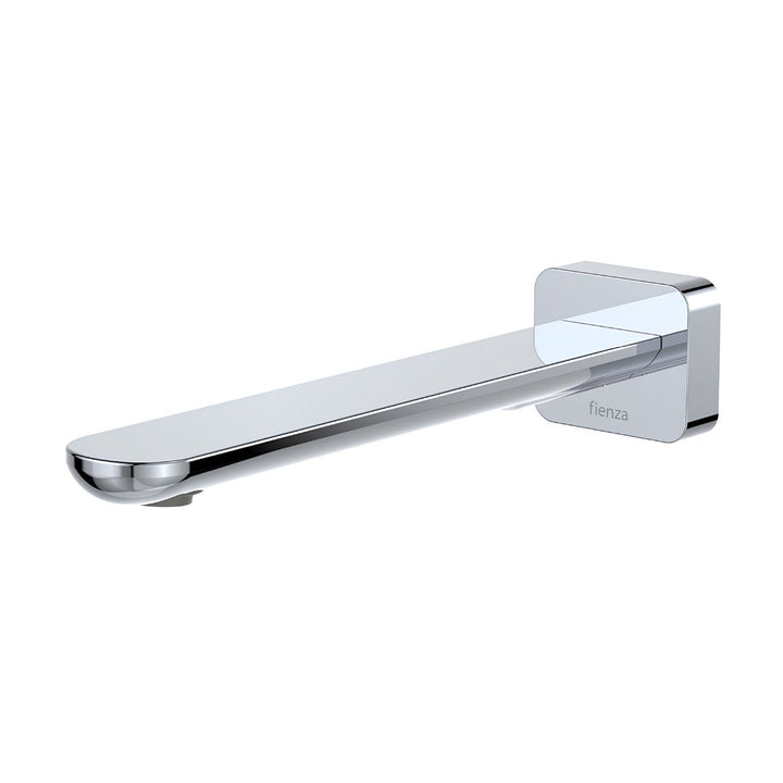 Fienza Empire Slim Square Plate 220mm Wall Basin/Bath Lead Free Outlet