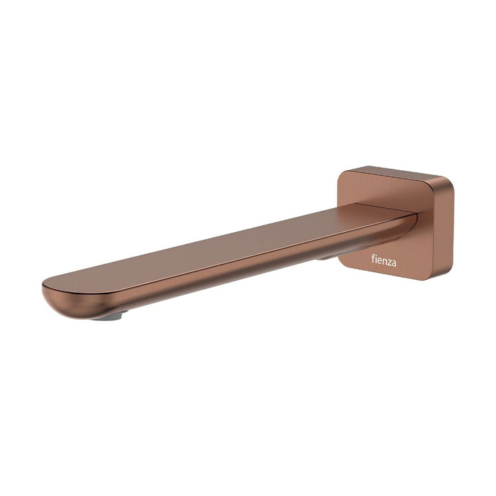 Fienza Empire Slim Square Plate 220mm Wall Basin/Bath Lead Free Outlet