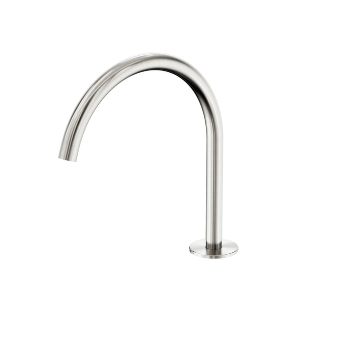 Nero Serenity Arc Bath Spout Brushed Nickel