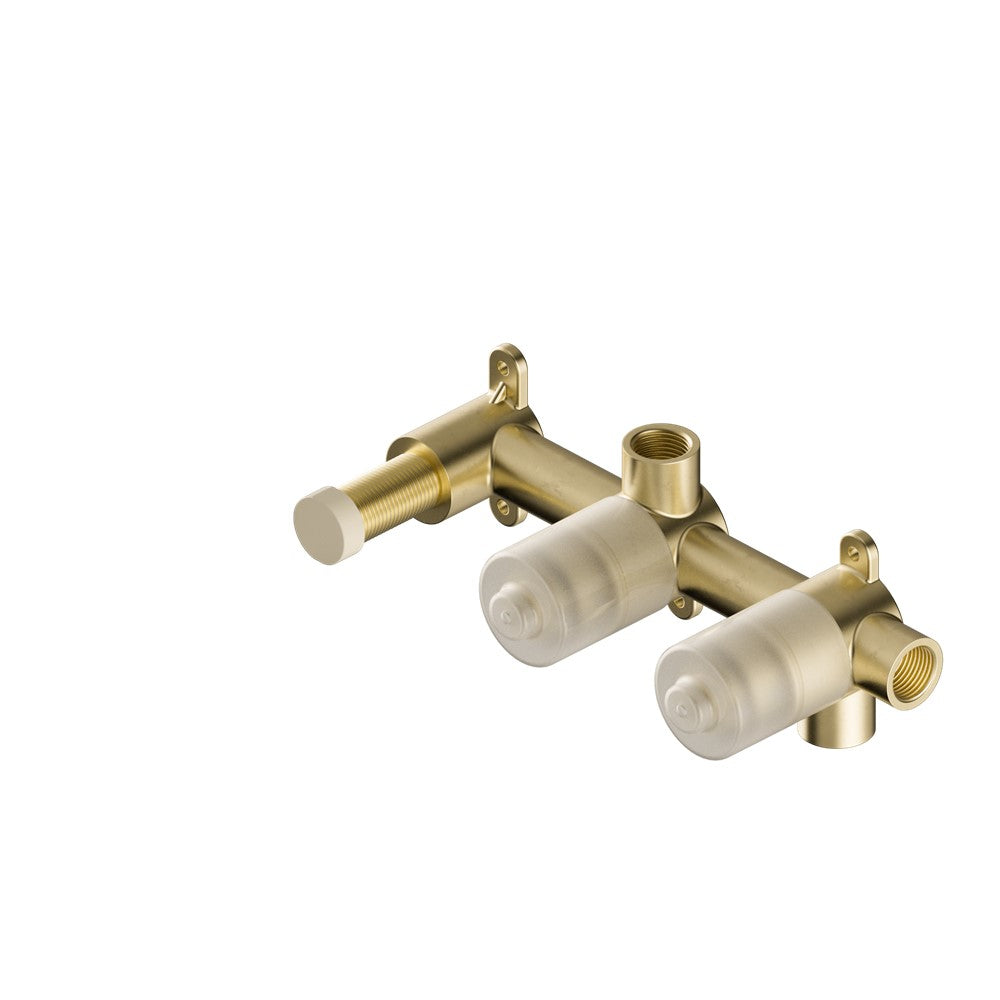 Nero Serenity Shower System Body Brushed Brass