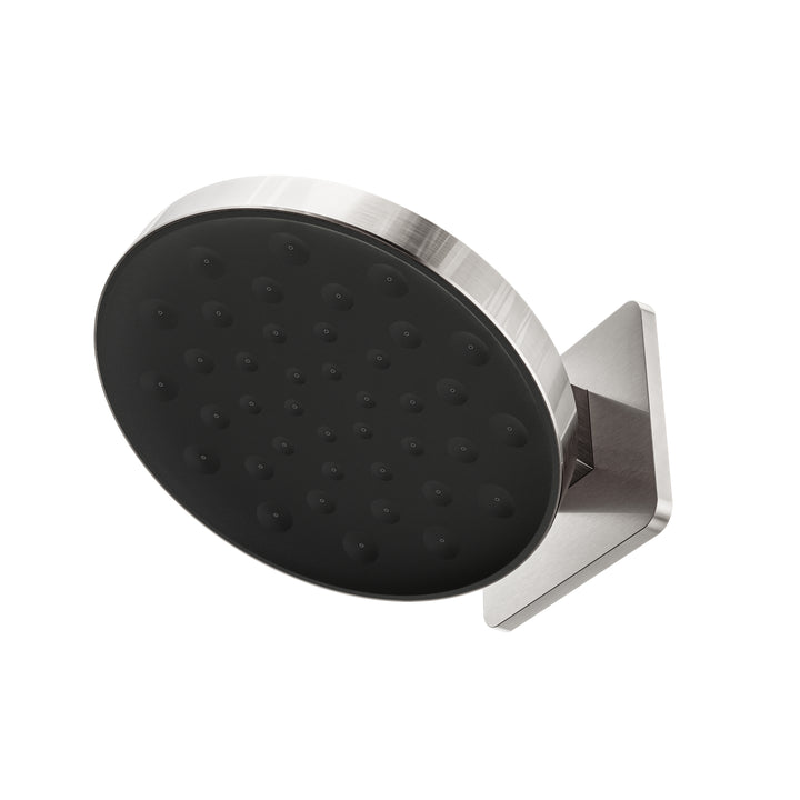 Nero Serenity Wall Shower Head Brushed Nickel
