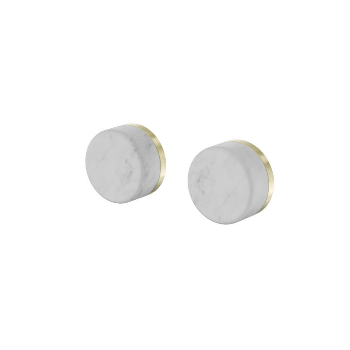 Nero Serenity Wall Top Assembly - Carrara  Handle Brushed Gold