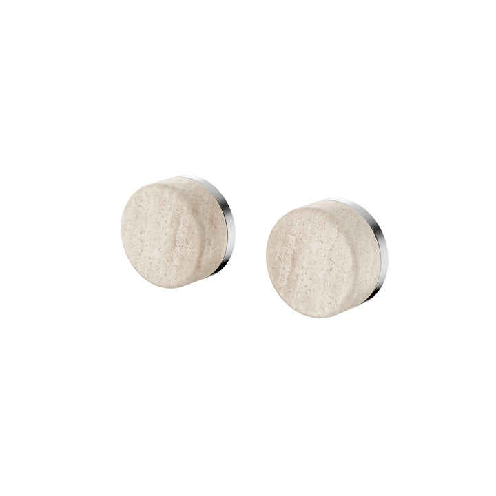 Nero Serenity Wall Top Assembly - Rome Travertine Handle Chrome