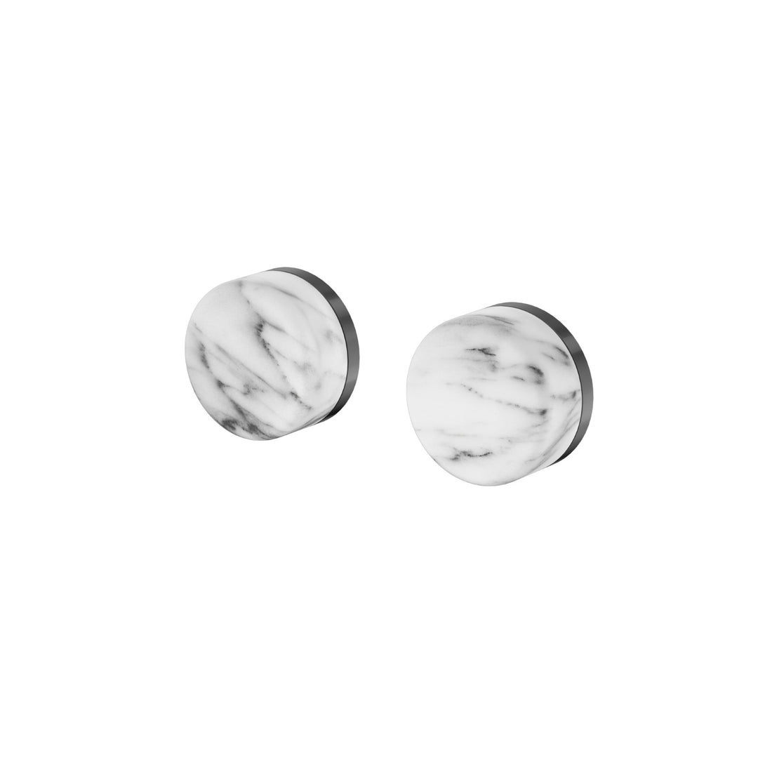 Nero Serenity Wall Top Assembly - Arabescato Corchia Handle Gunmetal