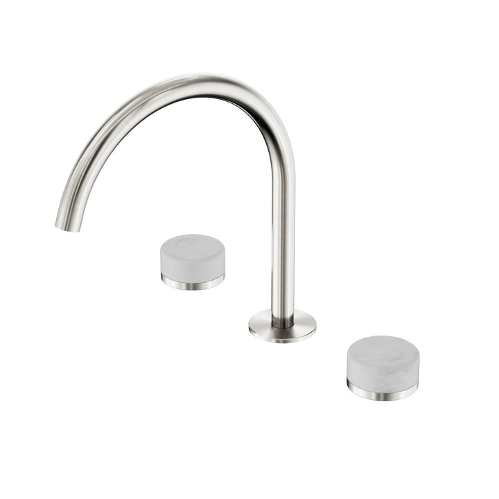 Nero Serenity Bath/Kitchen Set - Carrara Handle Brushed Nickel