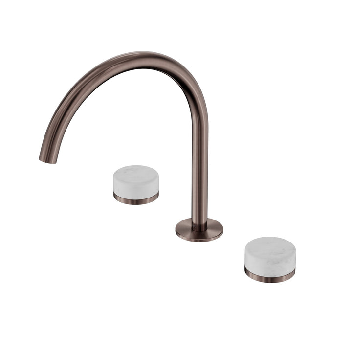 Nero Serenity Bath/Kitchen Set - Carrara Handle Brushed Bronze