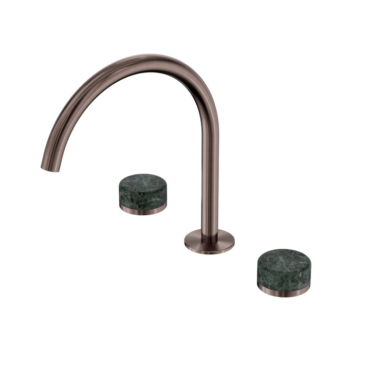 Nero Serenity Bath/Kitchen Set - Verde Alpi Handle Brushed Bronze
