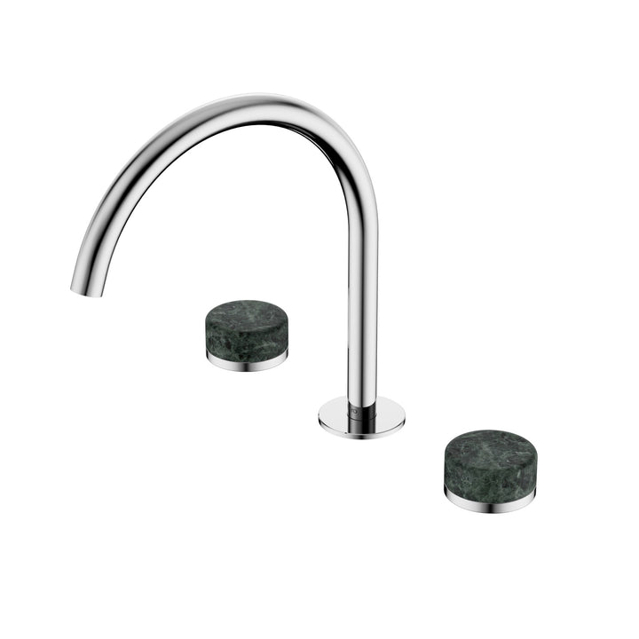 Nero Serenity Bath/Kitchen Set - Verde Alpi Handle Chrome