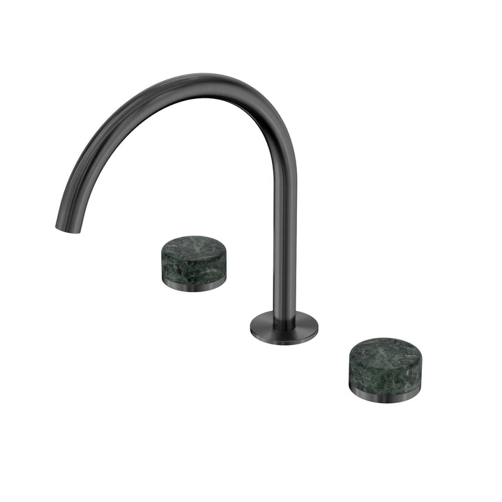 Nero Serenity Bath/Kitchen Set - Verde Alpi Handle Gunmetal