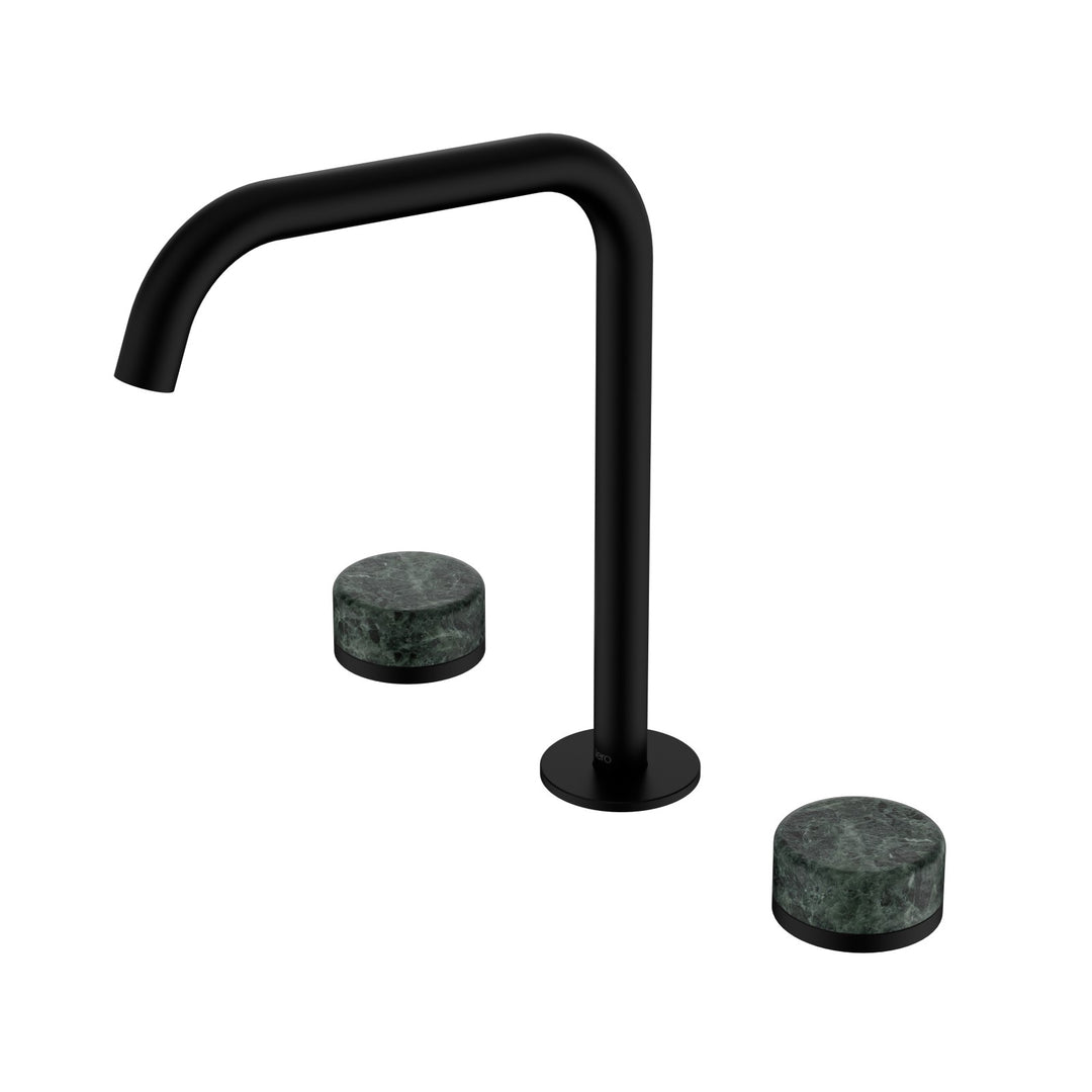 Nero Serenity Edge Spout Bath/Kitchen Set - Verde Alpi Handle Matte Black