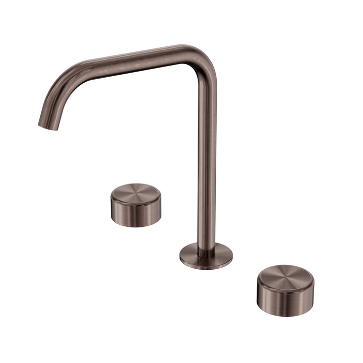 Nero Serenity Edge Spout Bath/Kitchen Set - Metal Handle Brushed Bronze