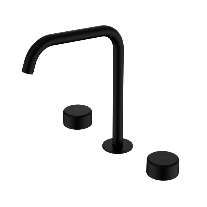 Nero Serenity Edge Spout Bath/Kitchen Set - Metal Handle Matte Black