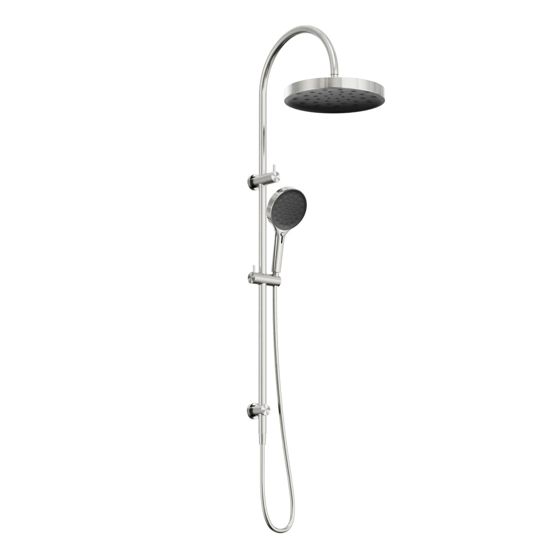 Nero Serenity Twin Shower Brushed Nickel
