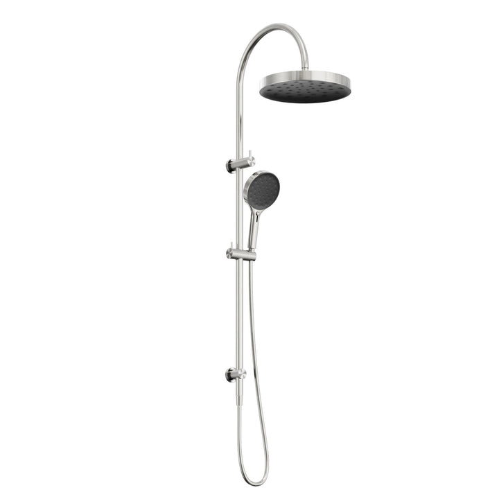 Nero Serenity Twin Shower Brushed Nickel