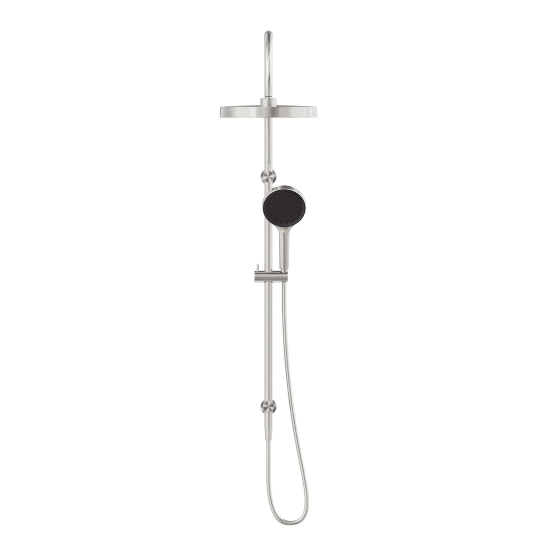 Nero Serenity Twin Shower Brushed Nickel