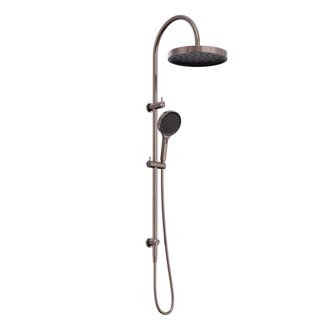 Nero Serenity Twin Shower Brushed Bronze