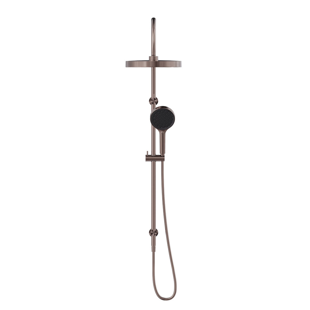 Nero Serenity Twin Shower Brushed Bronze