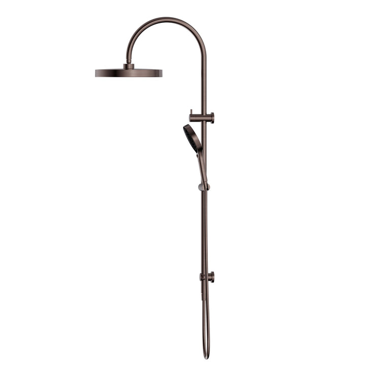 Nero Serenity Twin Shower Brushed Bronze