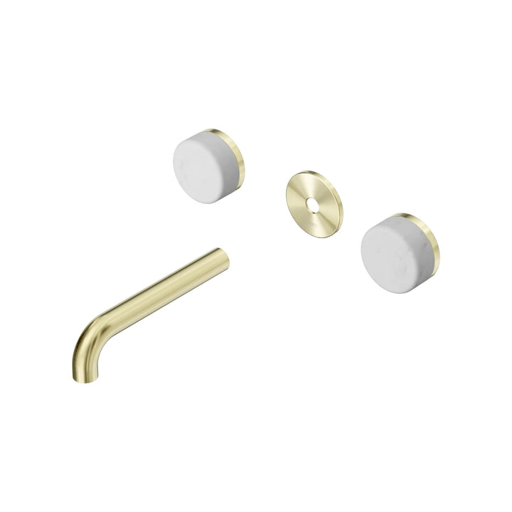 Nero Serenity Wall Basin Set Trim Kit 160/185/220mm - Carrara Handle
