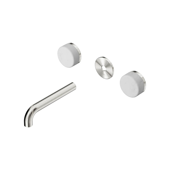 Nero Serenity Wall Basin Set Trim Kit 160/185/220mm - Carrara Handle