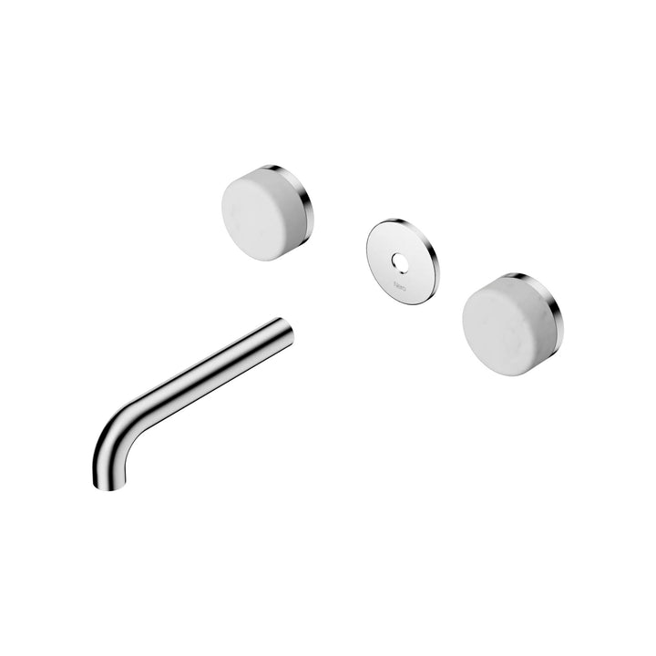 Nero Serenity Wall Basin Set Trim Kit 160/185/220mm - Carrara Handle