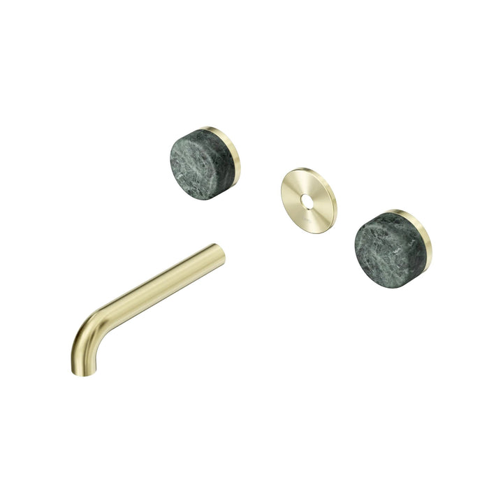 Nero Serenity Wall Basin Set Trim Kit 160/185/220mm - Verde Alpi Handle