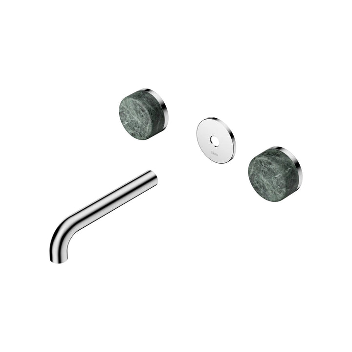 Nero Serenity Wall Basin Set Trim Kit 160/185/220mm - Verde Alpi Handle