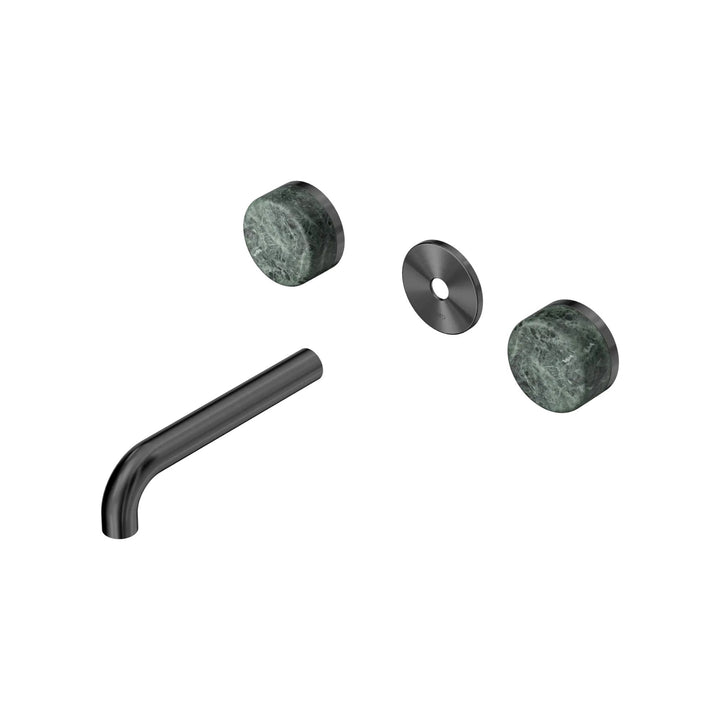 Nero Serenity Wall Basin Set Trim Kit 160/185/220mm - Verde Alpi Handle