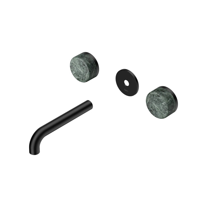 Nero Serenity Wall Basin Set Trim Kit 160/185/220mm - Verde Alpi Handle
