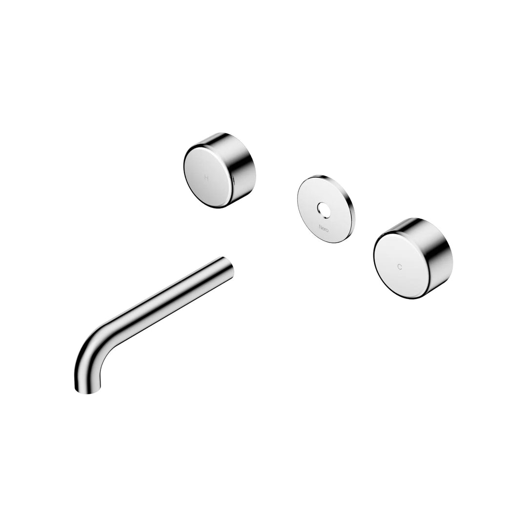 Nero Serenity Wall Basin Set Trim Kit 160/185/220mm - Metal Handle