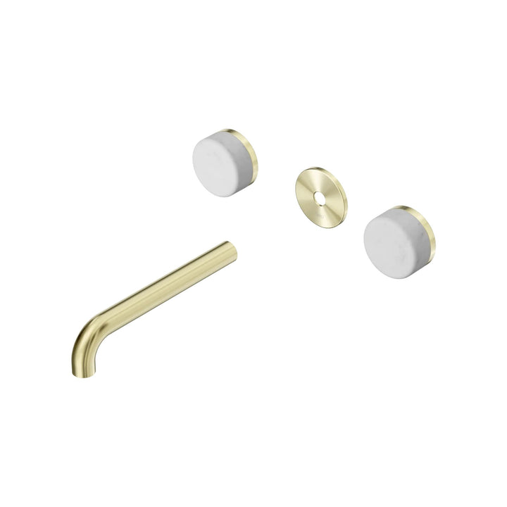Nero Serenity Wall Basin Set Trim Kit 160/185/220mm - Carrara Handle