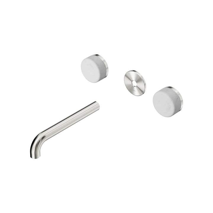 Nero Serenity Wall Basin Set Trim Kit 160/185/220mm - Carrara Handle