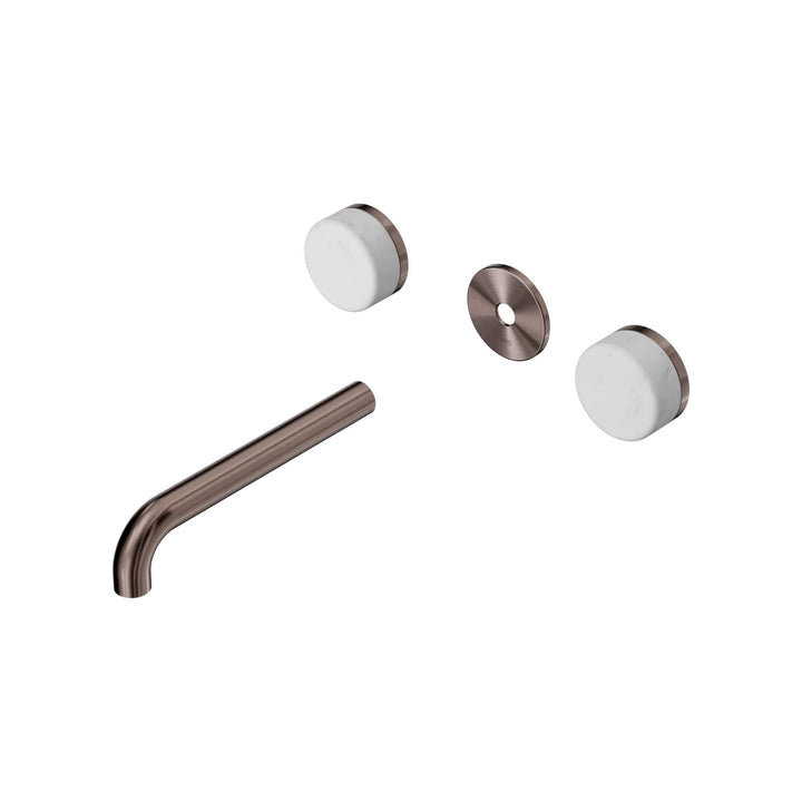 Nero Serenity Wall Basin Set Trim Kit 160/185/220mm - Carrara Handle