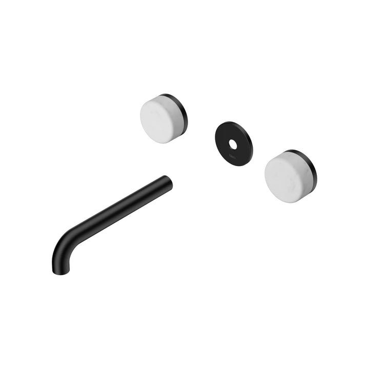 Nero Serenity Wall Basin Set Trim Kit 160/185/220mm - Carrara Handle