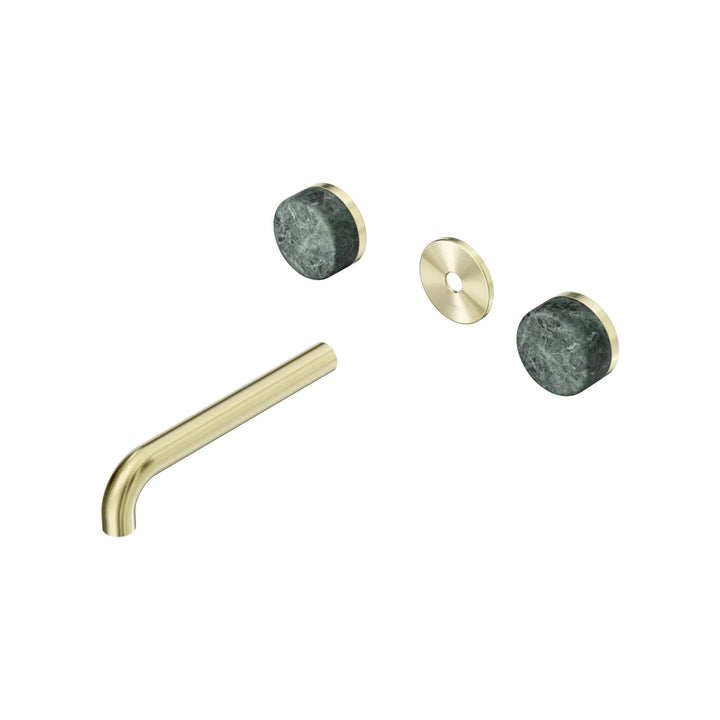 Nero Serenity Wall Basin Set Trim Kit 160/185/220mm - Verde Alpi Handle