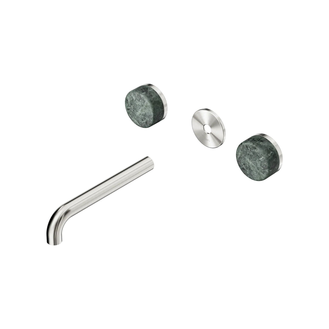 Nero Serenity Wall Basin Set Trim Kit 160/185/220mm - Verde Alpi Handle