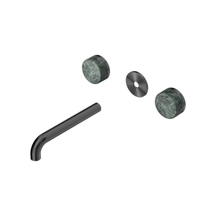 Nero Serenity Wall Basin Set Trim Kit 160/185/220mm - Verde Alpi Handle