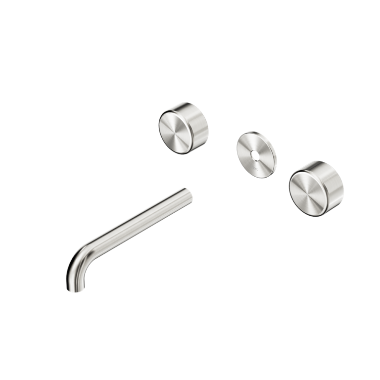 Nero Serenity Wall Basin Set Trim Kit 160/185/220mm - Metal Handle - Design 10