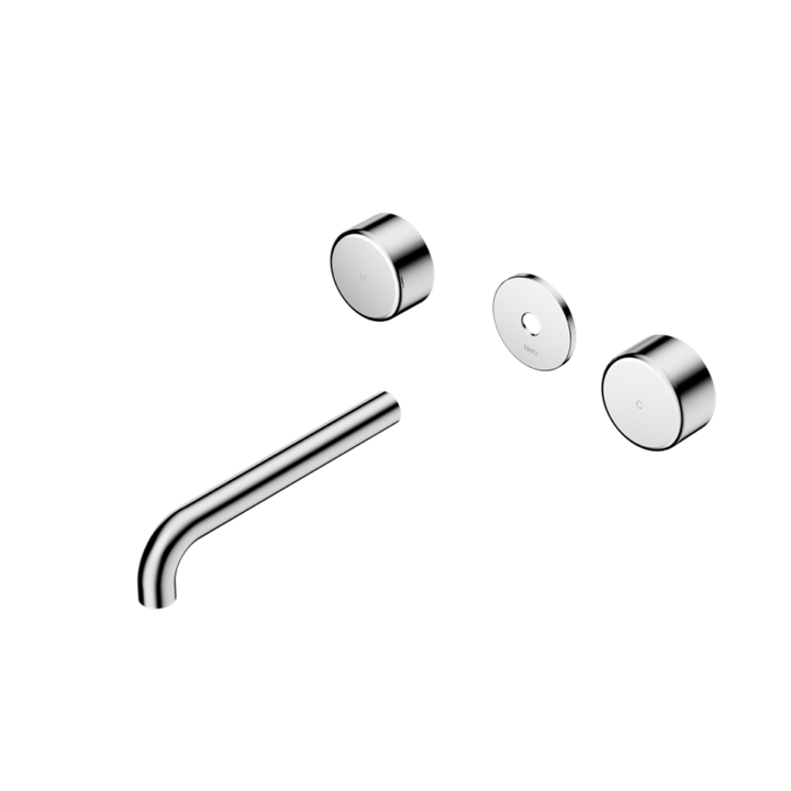 Nero Serenity Wall Basin Set Trim Kit 160/185/220mm - Metal Handle - Design 10