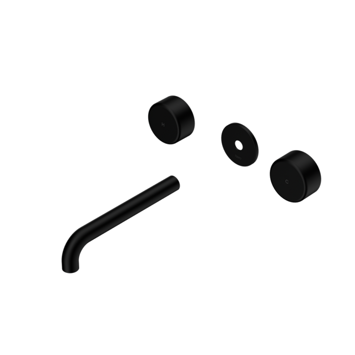 Nero Serenity Wall Basin Set Trim Kit 160/185/220mm - Metal Handle - Design 10