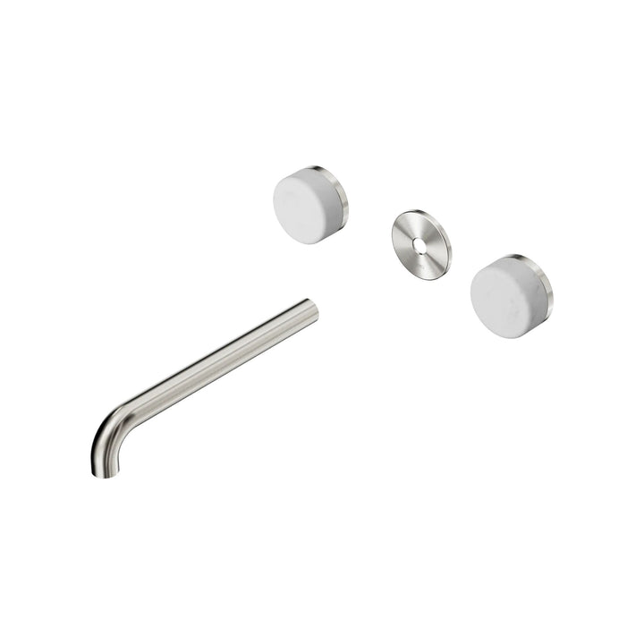 Nero Serenity Wall Basin Set Trim Kit 160/185/220mm - Carrara Handle