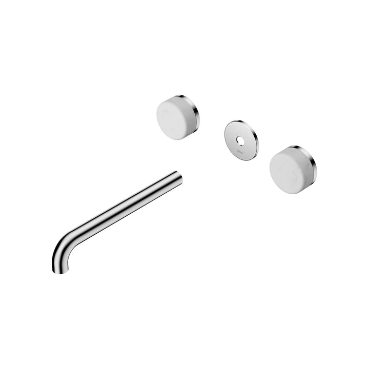 Nero Serenity Wall Basin Set Trim Kit 160/185/220mm - Carrara Handle