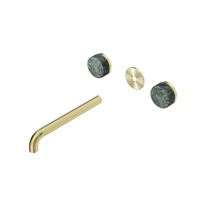 Nero Serenity Wall Basin Set Trim Kit 160/185/220mm - Verde Alpi Handle